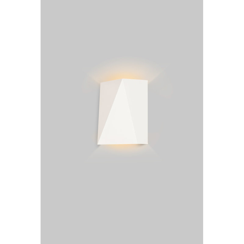 Calx LED Outdoor Flush Mount, 2700K, Textured White