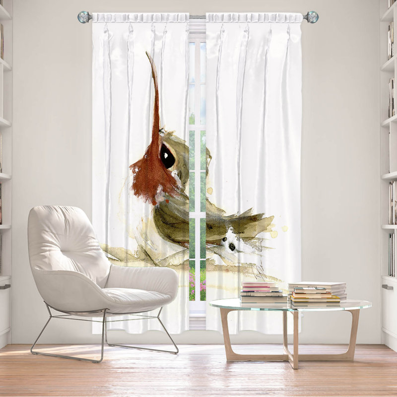 Rideau simple obscurcissant avec passe-tringle Delaughter, L 20 po x L 61 po