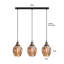 Ailbert 3 - Light Amber Kitchen Island Pendant-913293254