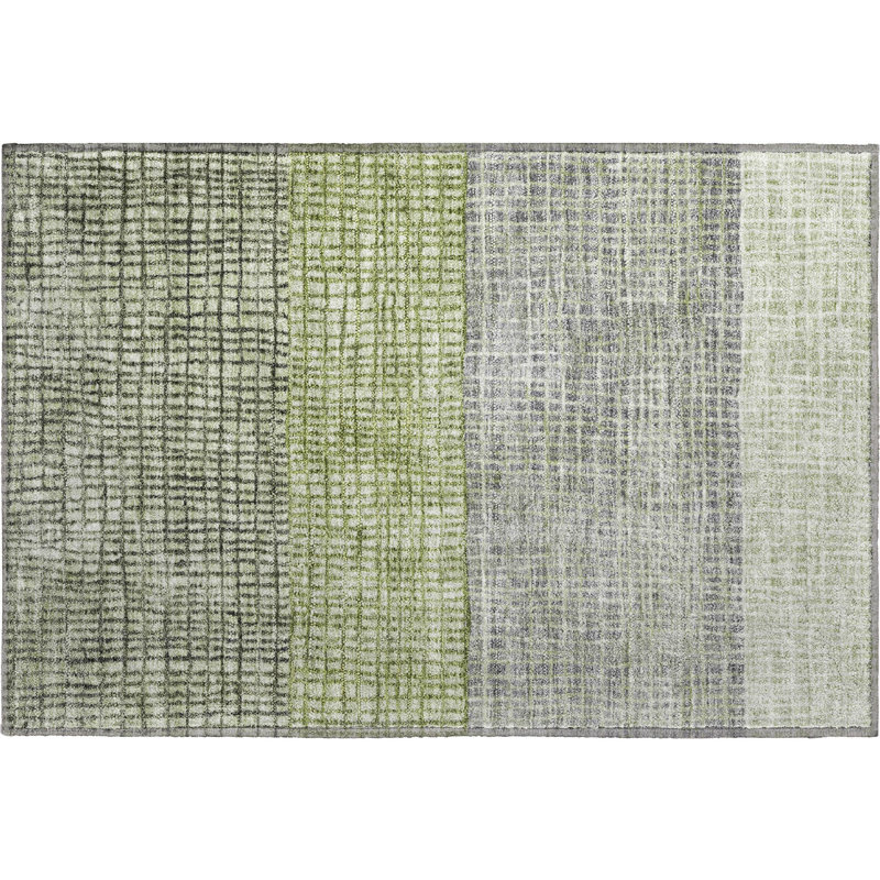 Premium Machine Washable Monnier AMF1831 Geometric Rug, Rectangle 1'8" x 2'6"