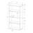 Bookshelf, Bookcase, 6 Tier, 72"H, Office, Bedroom, Laminate, White, Transitional-159695675-212866071