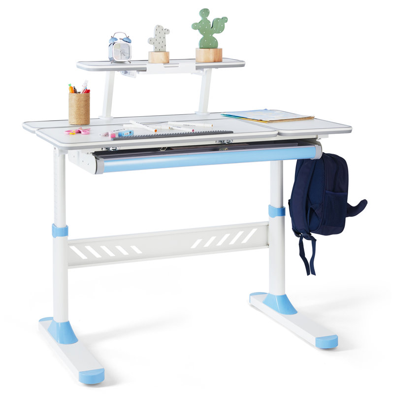 Bureau d'écriture 39,3 po Scola Kid, Bleu