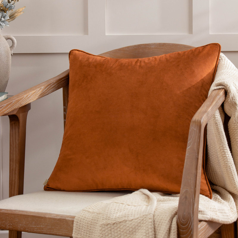 Opulence Square Cushion Cover, Orange