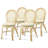 Darle Denver Dining Handmade Wicker Side Chair Natural Rattan With Cream Cushion-1796901809-1781395488
