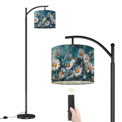 Lampe sur pied avec abat-jour réglable Arc