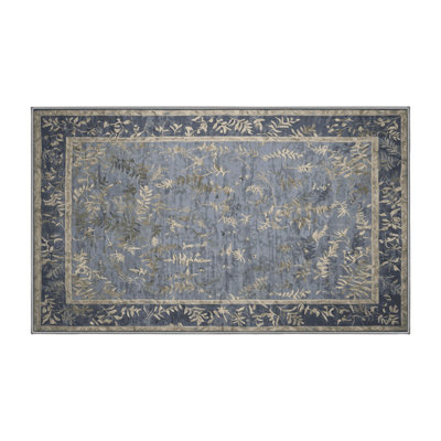 Tapis gris lavable à la machine