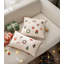 Coussin décoratif en velours blanc 18 pi x L 18 po-103399554-103399553