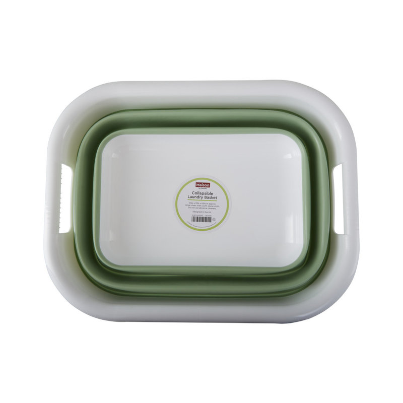 Premier Housewares Plastic Decorative Basket, Green