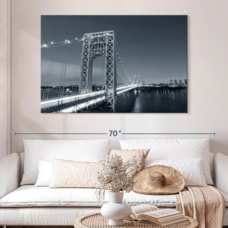 Lilie George Washington Bridge, 34" H x 51" W