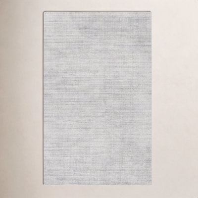 Lilah Light Gray Hand-Knotted Rug