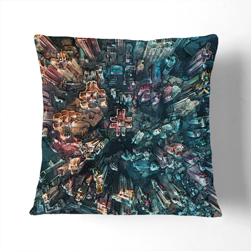Square Throw Cushion, 55cm H x 55cm W x 20cm D