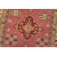 Tapis de style tribal en laine rose noué à la main 2 pi 11 po x 9 pi 10 po Kazak