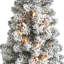 Arbre de Noël effilé en forme de pin avec DEL-1260289996