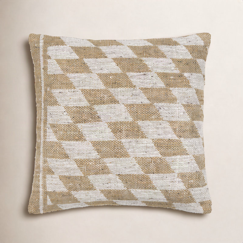 Mahala Geometric Down Pillow Cover, 22" x 22", Pillow Cover Only - No Insert