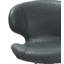 Ansilma Swivel Upholstered Adjustable Height Counter Stool with Metal Frame-713935419