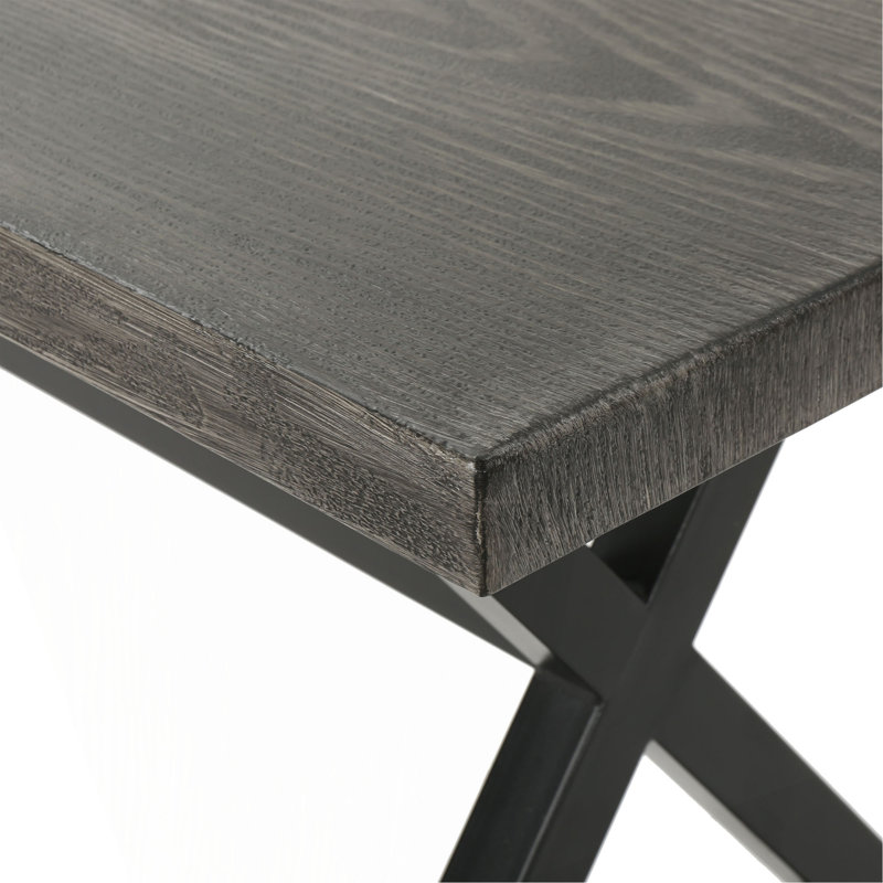 Banc de salle à manger d'extérieur en aluminium avec structure en acier