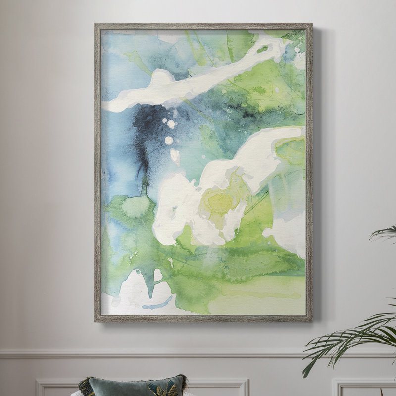 «Rising Above I», reproduction encadrée - bois massif