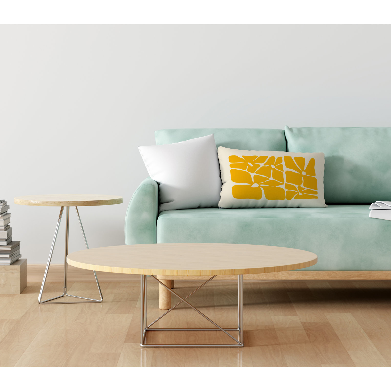 20" x 14" Throw Pillow, Yellow