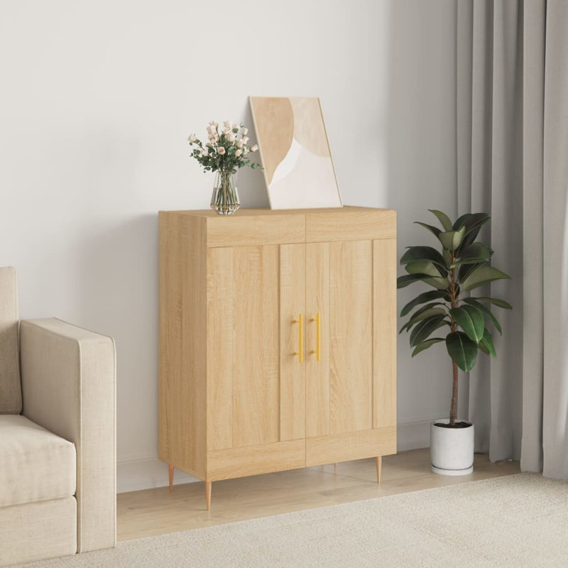 Julissa 2 - Door Standard Accent Cabinet, Sonoma Oak