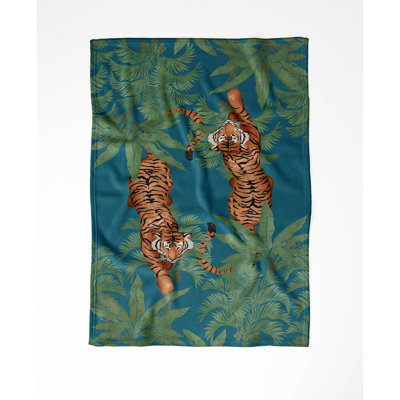 Rumble In the Jungle Ultra Plush Velveteen Fleece Blanket