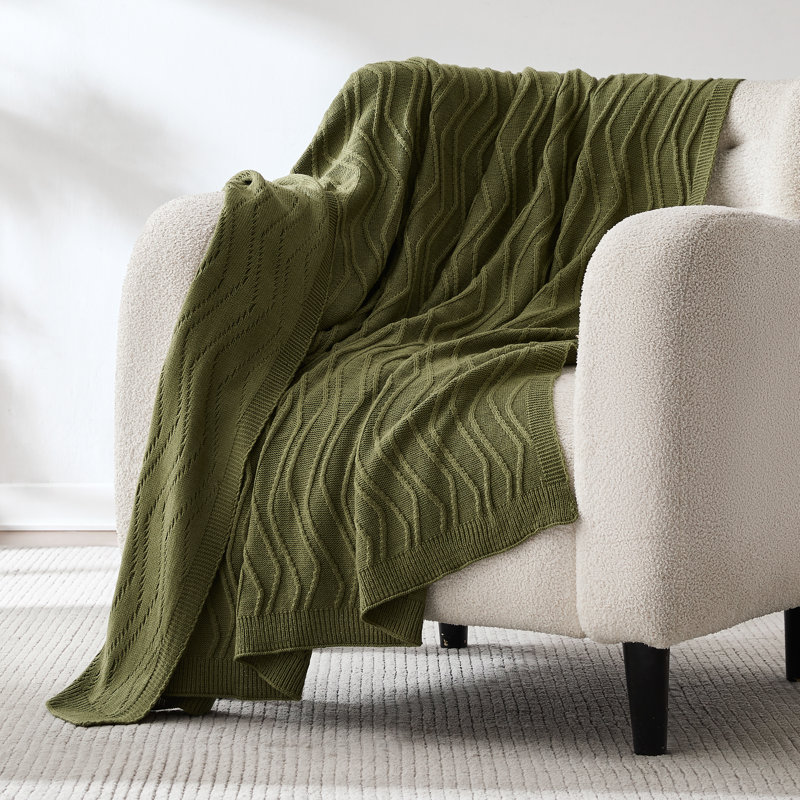 Shadow Bloom Throw Blanket
