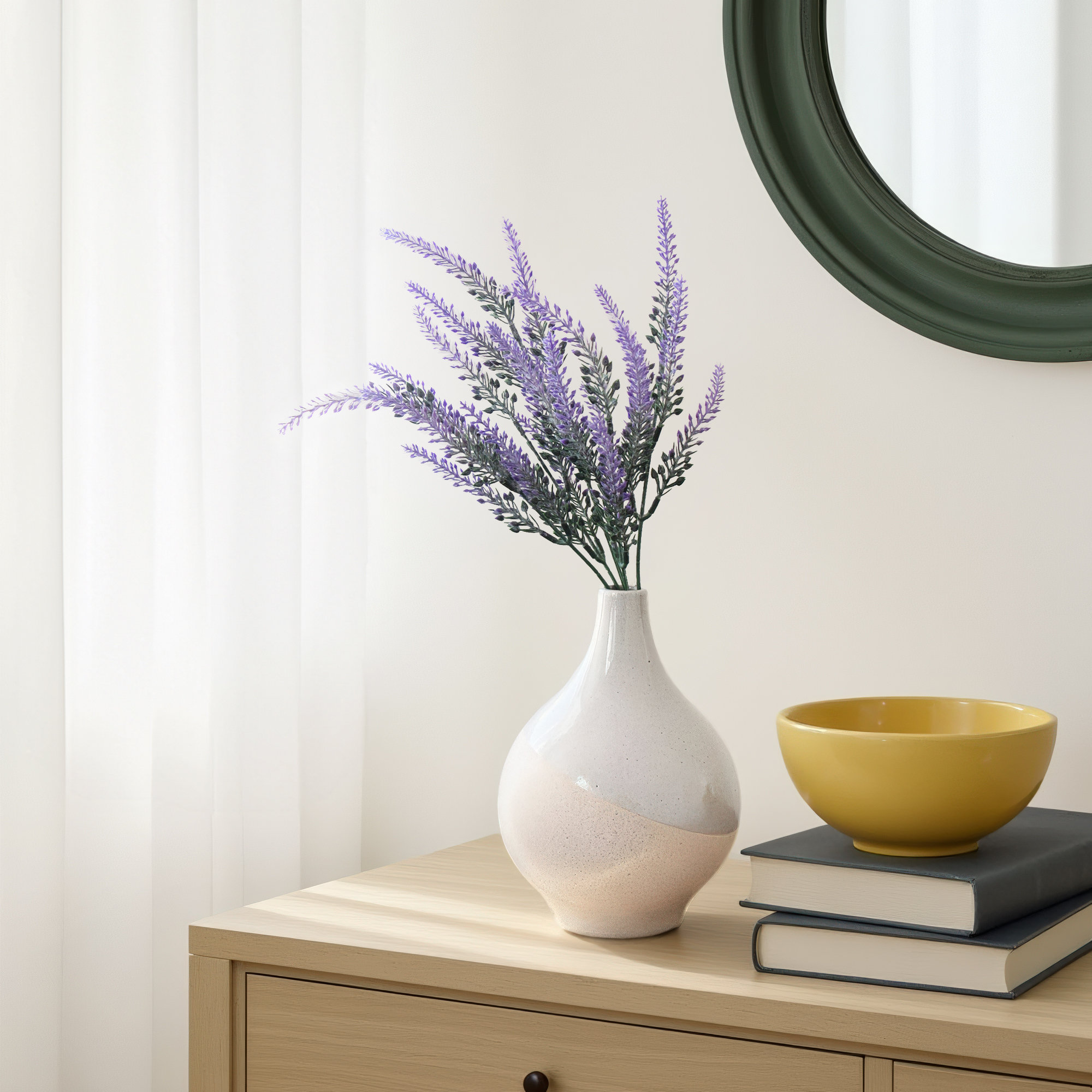 Plastic Lavender Bush, Purple