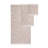 ARCANA Set of 4 Washcloth Coffee | Lightweight, Quickdry, Decorative, Luxury, with Fringes-129077475-129077477