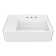 Whitehaus Collection 26" Rectangular Wall Mount Basin With Faucet Drilling And Rear Centre Drain Location