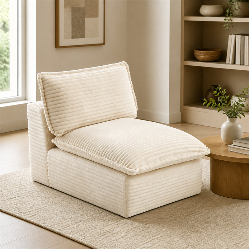 39.43'' Corduroy Sofa