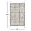 Tapis intérieur / extérieur crème / gris noué à la main Mathias-1453640204