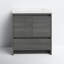 Meuble-lavabo simple 30,5 po avec plateau en marbre de culture-1092363944