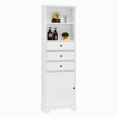 Roseville 68" Kitchen Pantry, Pantry Cabinet, Tall Kitchen Cabinet, Kitchen Storage Cabinet by Red Barrel Studio