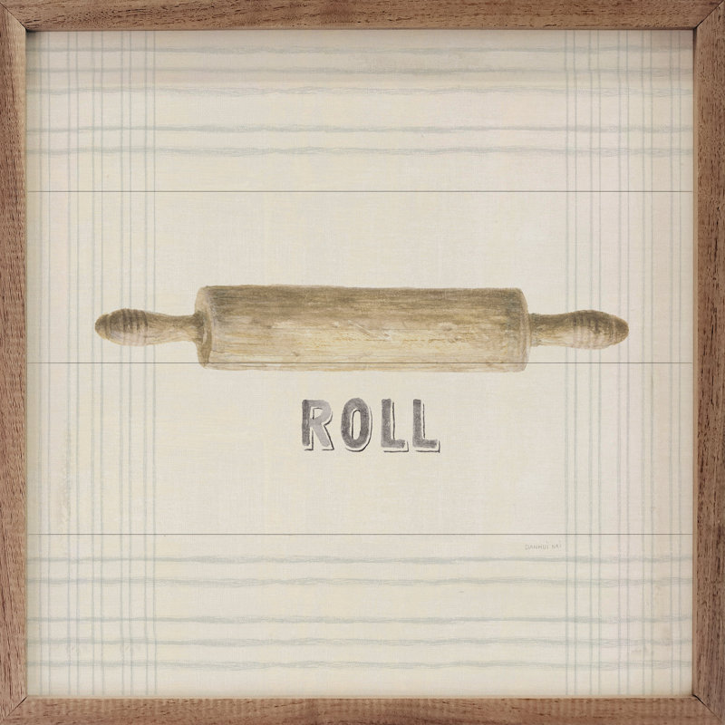 Rouleau Floursack Kitchen Sign II par Danhui Nai, H 8 po x l 8 po