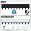 Glyn Metal Wall Organizer with Key Hooks