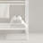 24" Freestanding Bathroom Iron Shelves Without Basin