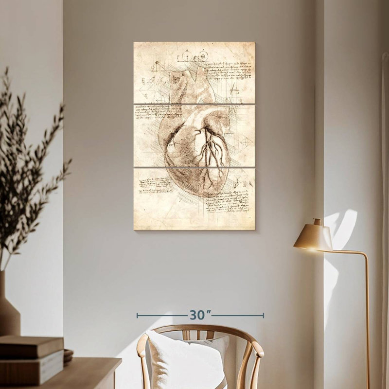 Keiri Human Heart, 57" H x 36" W