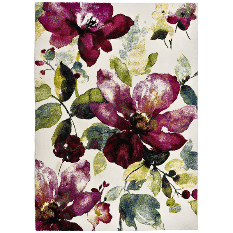 Vanderpol Floral Area Rug, Rectangle 200 x 290cm