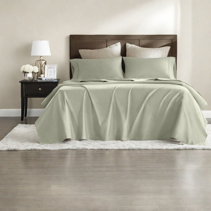 Ensembles de literie de qualité supérieure, 100% satin de coton égyptien pour maison moderne