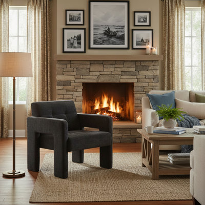 Modern Minimalist Casual Single Armchair