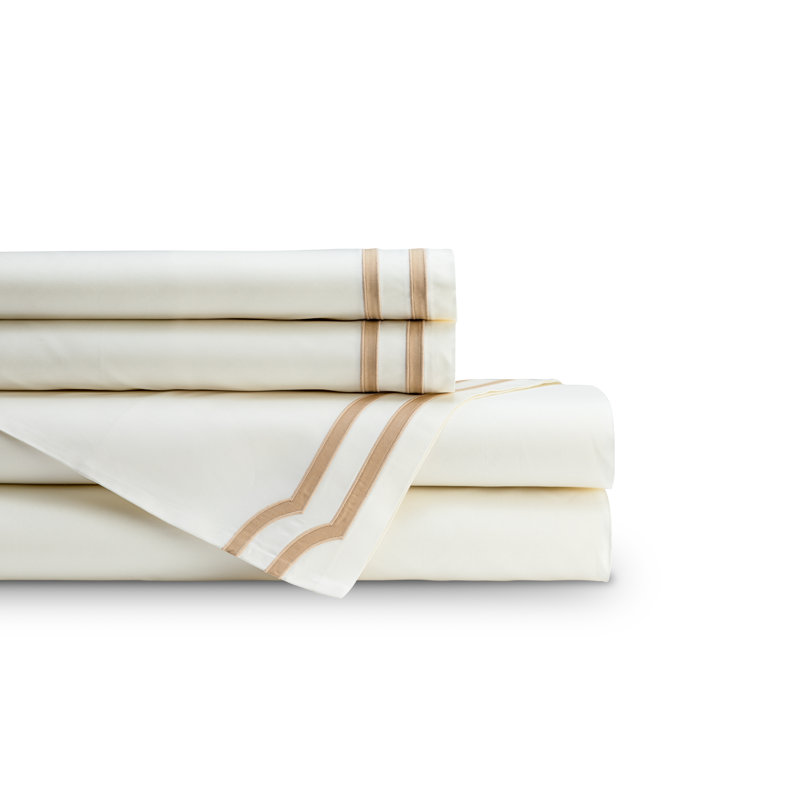 Soho Pillow Case, King, Ivory/Gray