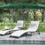 Parasol d'extérieur rectangulaire 14,8 pi avec manivelle et grand abat-jour-810426725