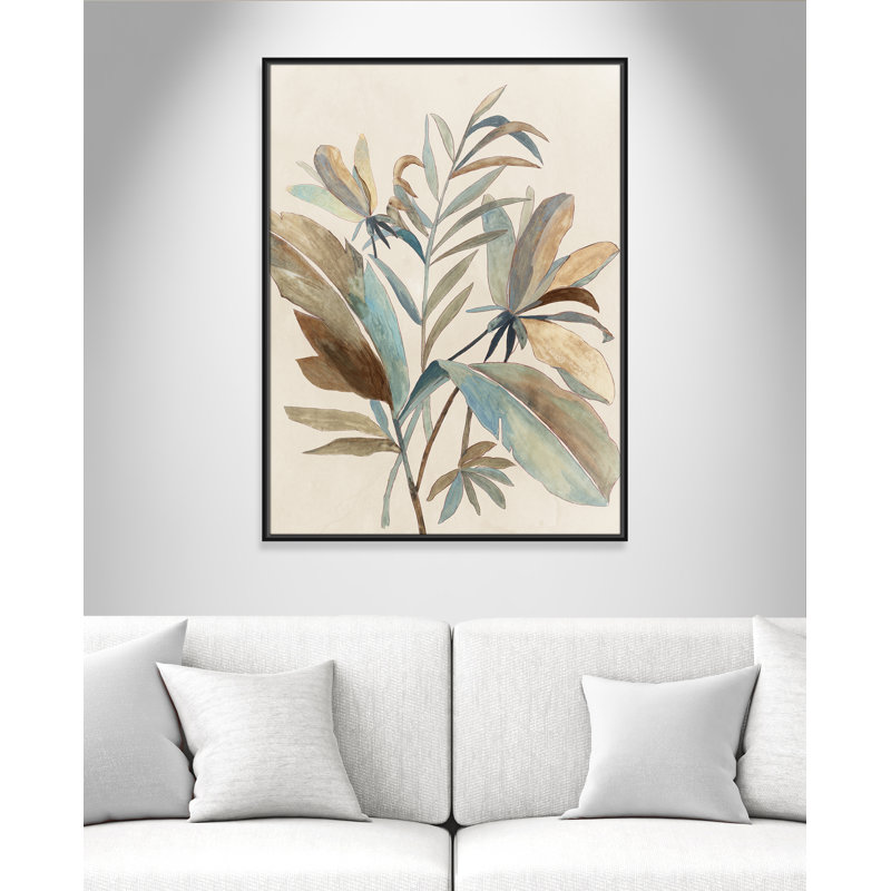 «Vintage Tropics I», art encadré à fond, Noir, H 41,5 po x l 31,5 po x P 2 po