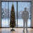 7Ft Pencil Christmas Tree ,Black