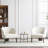 Carreras Upholstered Accent Chair With Curved Back & Wooden Legs-238214988-267009198