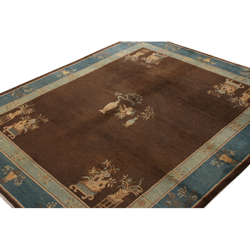 One-of-a-Kind 7'10" X 9'3" Hand Knotted Area Rug