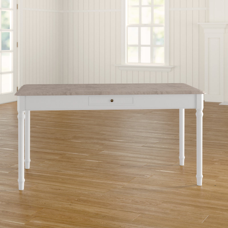 Delozier Solid Wood Base Dining Table
