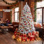 Arbre de Noël en pin givré-1736355309