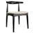 Clouser Faunsdale Dining Chair - Upholstered Fabric Slat Back Side Chair with Cushion Seat - Kitchen & Home Accent Chair-743061655-781262804