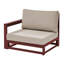 Alard 167cm Wide Patio Sectional with Cushions-1431989931