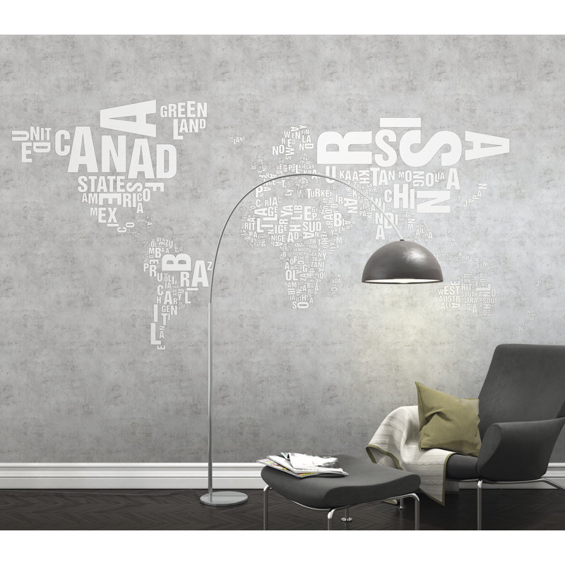2.8m x 372cm 3D Embossed Distressed Wall Mural